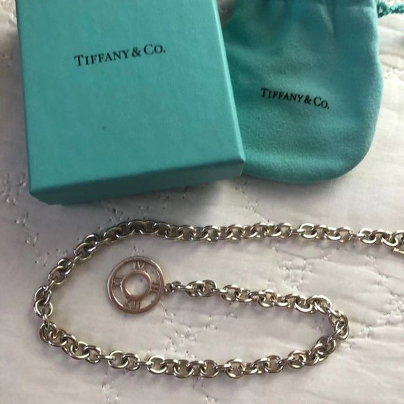 (SOLD)Tiffany & Co. Atlas Collection Link Toggle Necklace - Picture 8 of 13